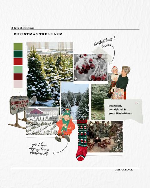 Christmas Tree Farm: Original Painting