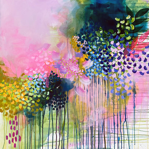 Enchanted Canopy: Original Abstract Painting