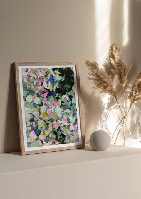 Stained Glass Flowers | Floral Print