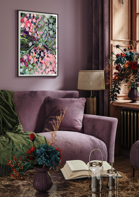 Violet Wonder | Floral Print