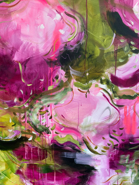 Listen To The Colour Of Your Dreams : Original Abstract Painting