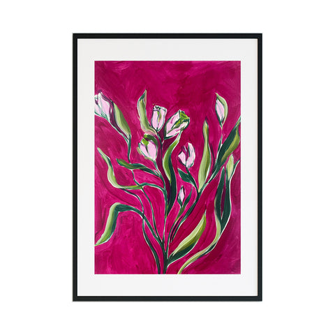 Love Blooms: Original Abstract Painting