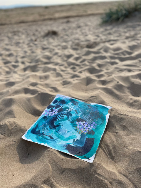 Salt Water Heals | Original Colour Study