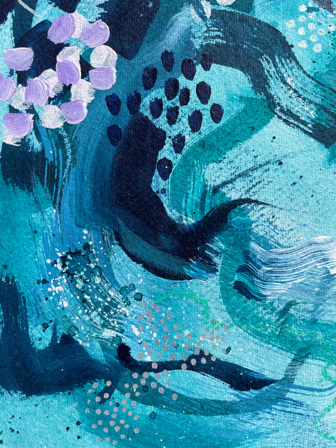 Salt Water Heals | Original Colour Study