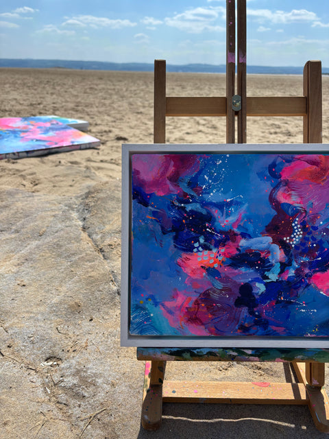 Dazzling Haze: Original Abstract Painting