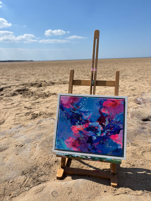 Dazzling Haze: Original Abstract Painting