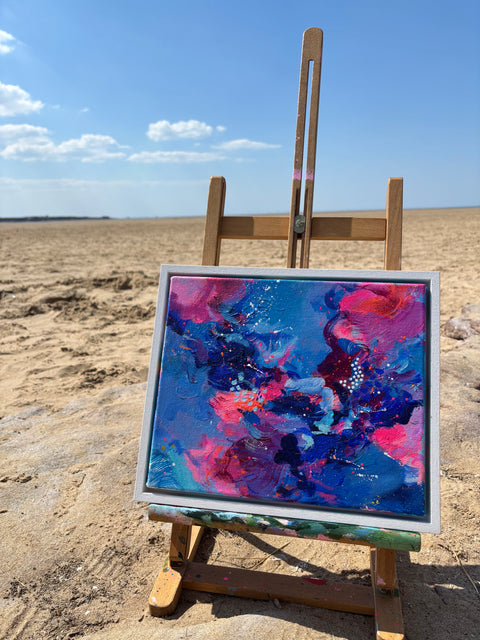 Dazzling Haze: Original Abstract Painting