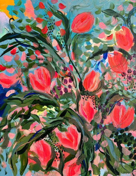 Spring Tide: Original Abstract Painting