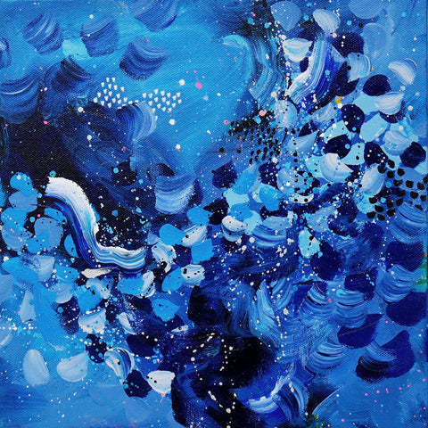 Blue Wonderful: Original Abstract Painting