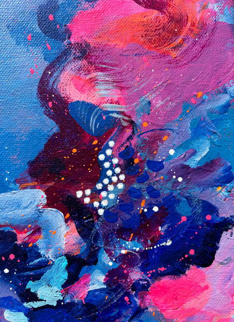 Dazzling Haze: Original Abstract Painting