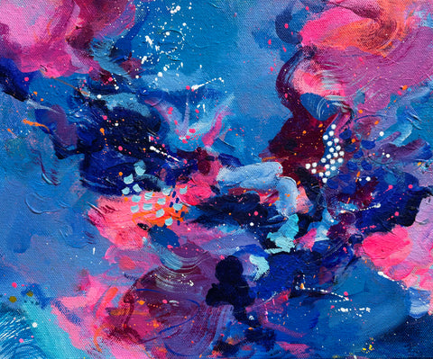 Dazzling Haze: Original Abstract Painting