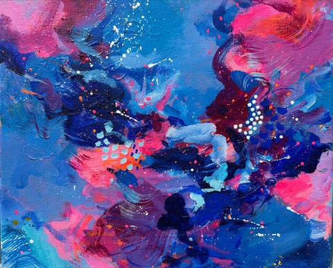 Dazzling Haze: Original Abstract Painting