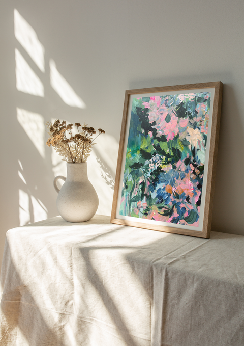 Iridescent Shimmer | Floral Print