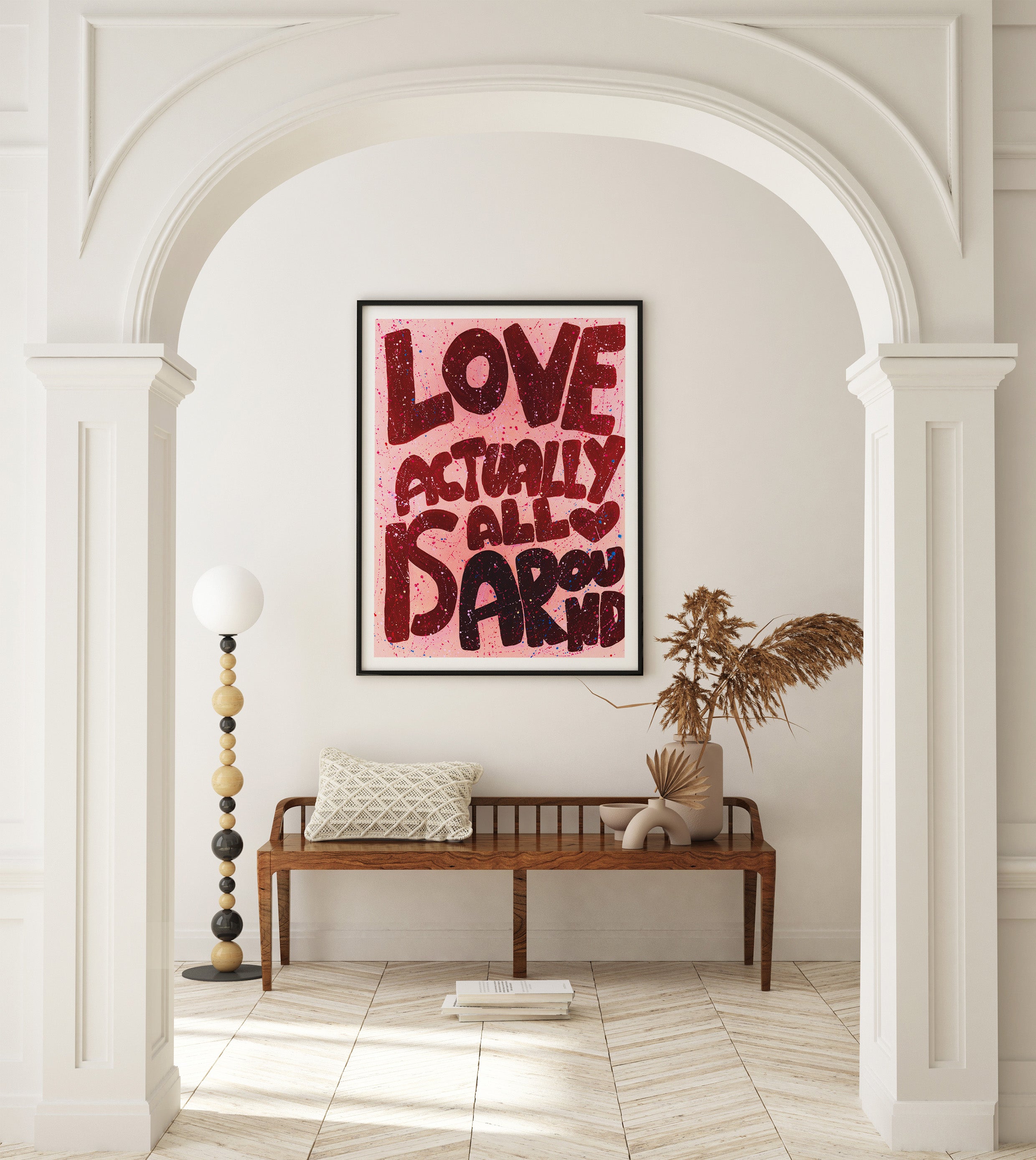 Love Actually Is All Around: Abstract Print | Jessica Slack