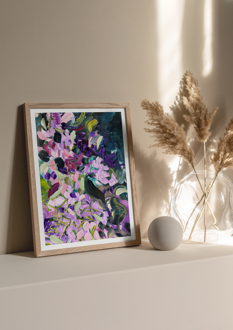 Lavender Flutter | Floral Print