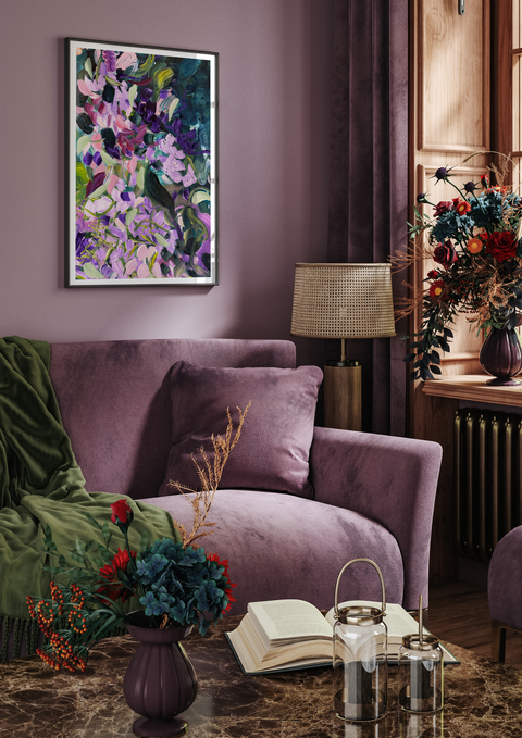 Lavender Flutter | Floral Print