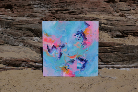 Sunshine On The Street: Original Abstract Painting