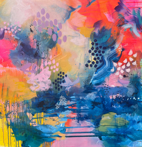 Road To Nowhere: Original Abstract Painting