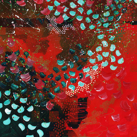 Rosemary & Cranberry Spritz | Abstract Print