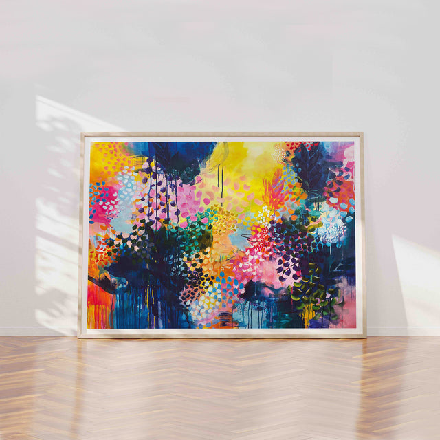 Midnight Wonder Original Abstract Painting Jessica Slack