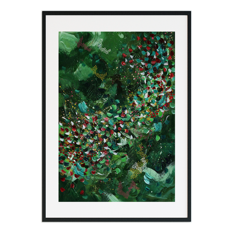 Christmas Tree Farm | Abstract Print