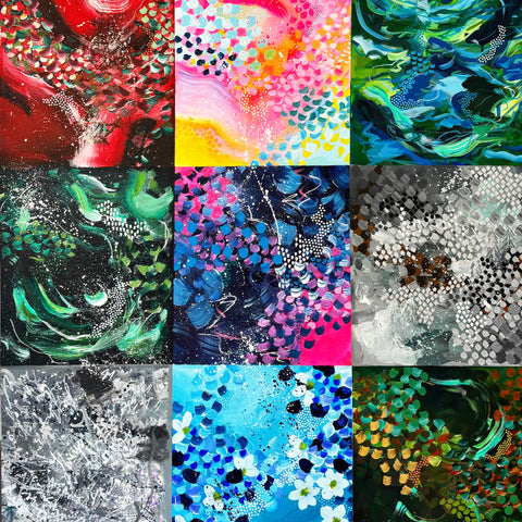 The Eras: Original Abstract Painting