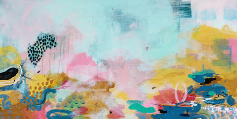 Finding Life's Joy: Original Abstract Painting