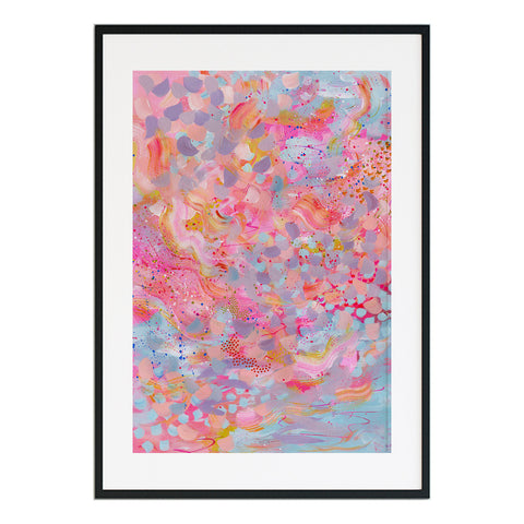 Winter Sunset | Abstract Print