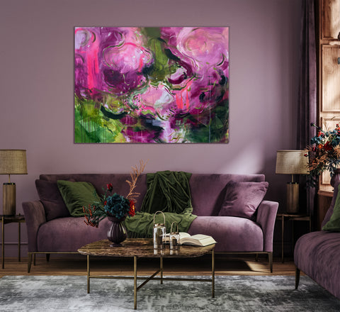 Listen To The Colour Of Your Dreams : Original Abstract Painting