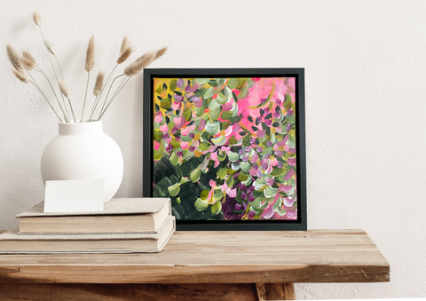 Love Is A Flower: Original Abstract Painting