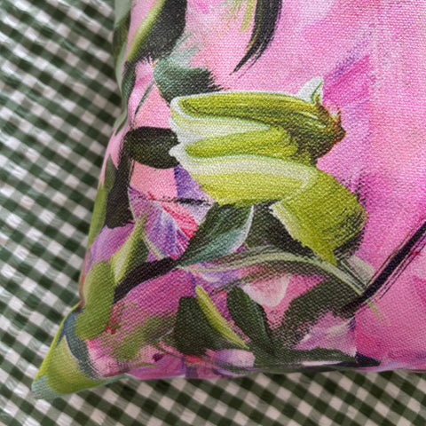 Pink Meadow Cushion