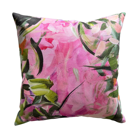 Pink Meadow Cushion