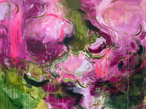 Listen To The Colour Of Your Dreams : Original Abstract Painting