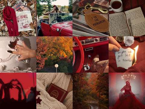 Autumn Leaves Falling Down Like Pieces Into Place: RED