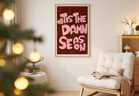 Tis The Damn Season | Abstract Print
