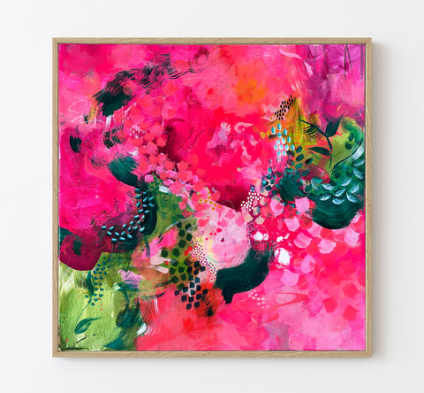 Watermelon Fantasy: Original Abstract Painting