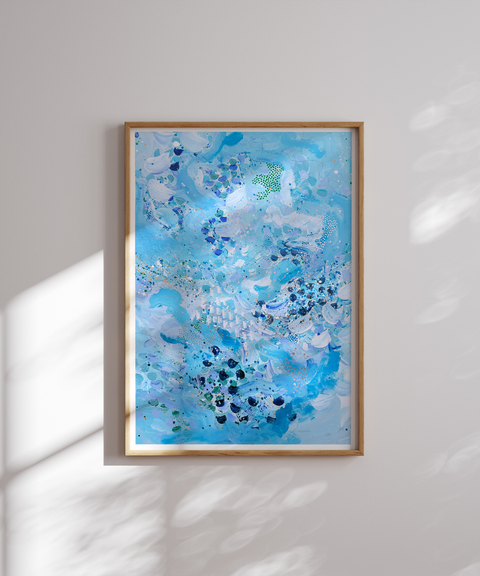 Walking In A Winter Wonderland | Abstract Print