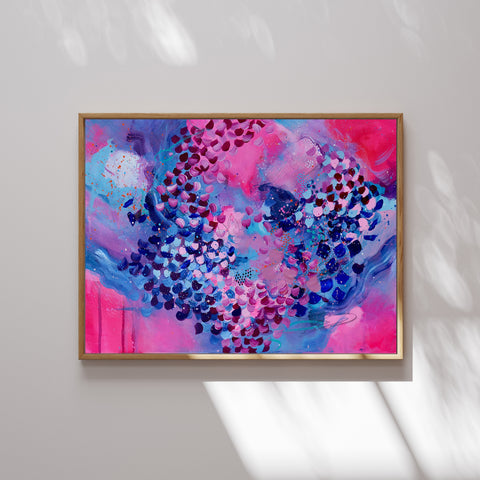 Wistful Dreaming: Original Abstract Painting