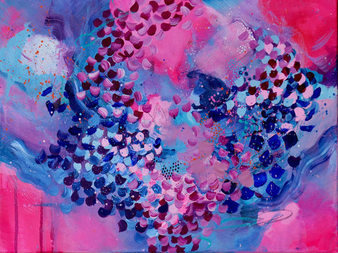 Wistful Dreaming: Original Abstract Painting