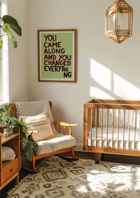 You Came Along & You Changed Everything | Abstract Print